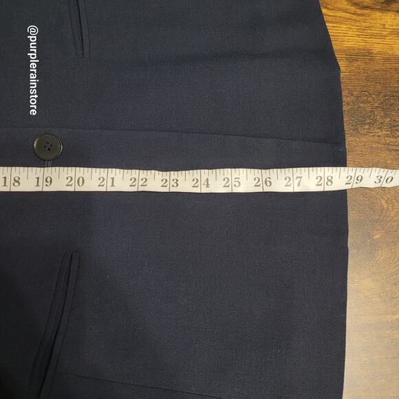 Vtg Talbots Wool Blazer 10 P Woven Navy USA 80's 90's Classic Preppy - Picture 7 of 10